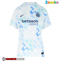 Ženske Nogometnih dresov Inter Milan Gostujoči 2025-26 Kratki rokavi